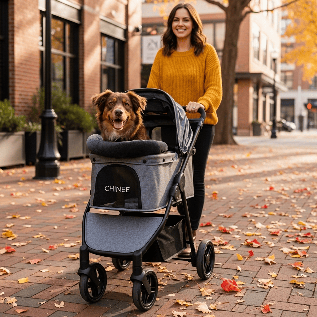 Customized Pet Stroller for Small to Medium Dogs and Cats Industry Fit