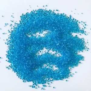 1-3 2-4 3-6 9-12mm Aqua Blue Glass Bead Fire-Resistant Eco-Friendly for Swimming Pool Surfaces Decoration Aquarium Landscaping