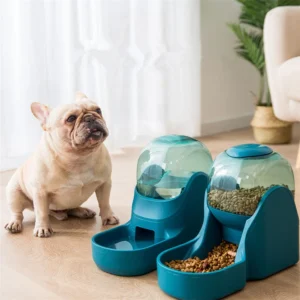 100% BPA Free Small Medium Big Animals Gravity Automatic Cat and Dog Feeder Automat Pet Cat Dog Waterer Food Feeder
