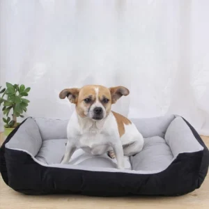 100% Cotton Dog Sofa Pet Bed for Small Medium and Large Dogs