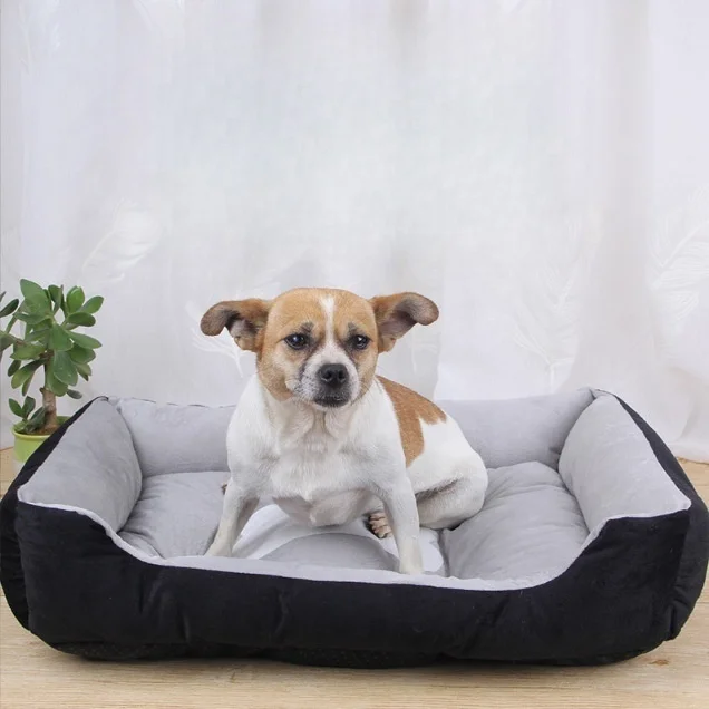 100% Cotton Dog Sofa Pet Bed for Small Medium and Large Dogs