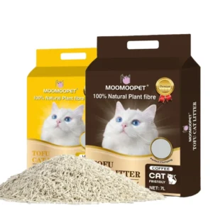 100% Natural Lowest Price Tofu Cat Ltiter1.5mm Cat Sand Litter High Quality Clump Cat Litter Sand