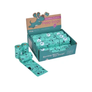 100% Organic 300 Piece Eco Friendly Dog Poop Bag Compostable Biodegradable Scented Pet Waste Dog Scented