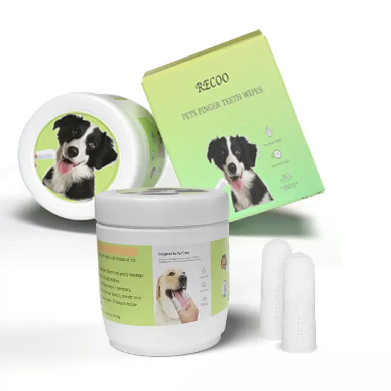 100% Organic Bamboo Fiber Pet Eye Ear Cleaning Wet Wipes Soft Pet Teeth Wet Wipes for Dogs Cats
