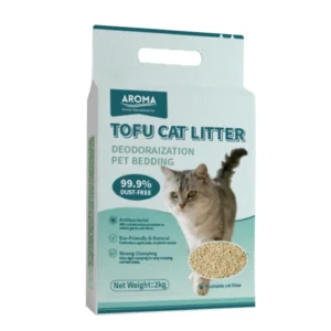 10kg 100% Natural Lemon Kitty Clumping Bentonite Cat Litter Sand Easy to Clean