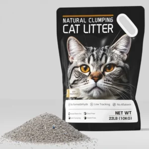 10kg Natural Sodium Crushed Ore Broken Cat Litter Fast Clumping Factory Supply Bentonite Cat Litter