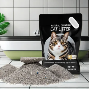 10kg Sodium Cat Litter Wholesaler Crushed Ore Nano Bentonite Cat Litter Quick Clumping Super Odor Control Bentonite Cat Litter