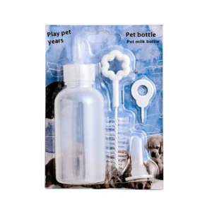120ML Large Size Pet Feeding Bottle Solid Bottle for Puppies and Small Animals for Dogs and Cats