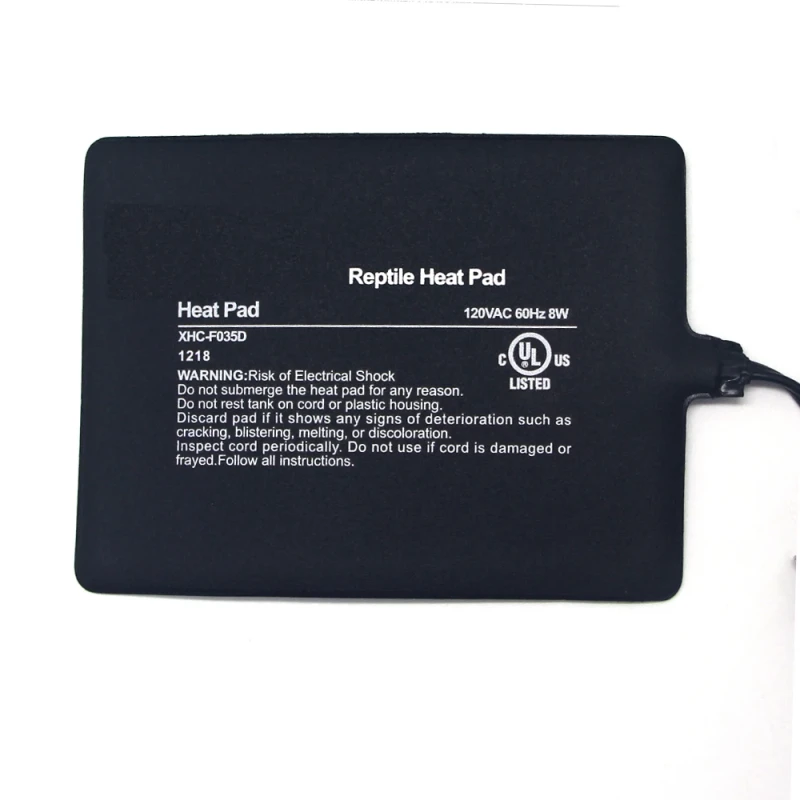 120V 6*8inch Reptile Heating Pad US Plug Waterproof Under Tank Heater for Pet Supplies