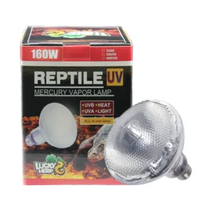 160W Glass Solar Lamp with E27/E26 Base CE Certified for Chameleon UVB Reptile & Amphibian Supplies