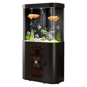 170L Elegant Shape Large Acrylic Aquarium Eco Friendly Plastic Fish Tank for Hotels