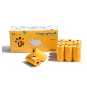 18 Rolls Doggy Waste Bags Biobased Plant Based Pet Disposal with Corn Starch Stocked Item Odor Control