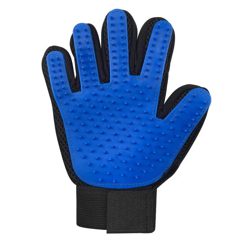 180 Pin Dog Grooming Gloves Rubber Eco friendly Hair Removal Brush True Bathing Massage Comb Pet Cleaning Supplies