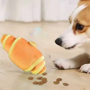 1pc Plush Sound Hiding Food Sniffing Toy for Dogs Bite Resistant Cat and Dog Toys