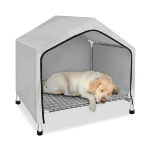 2 in 1 Indoor Dog House Elevated Dog House Suitable for Small And Medium Cats Dogs