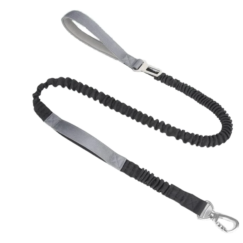 2 in 1 Nylon Reflective Dog Leash Dog Seat Belt Handle Walking Pet Collars Leashes