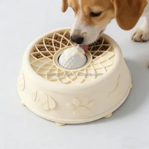 2 in 1 Slow Feeder Dog Bowls for Liquid Treat Ball In Broth Lick Bowl 3/4 Cup Yogurt Pup Lick Toy for Large Medium Small Breeds