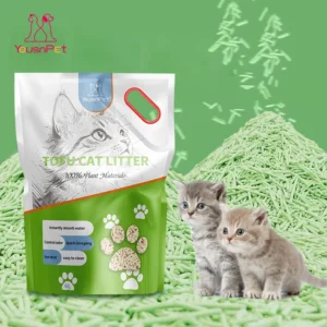 2.5kg 100% Natural Healthy 99% Dust Free and Highly Absorbent Odor Control Eco Friendly Flushable Tofu Cat Litter