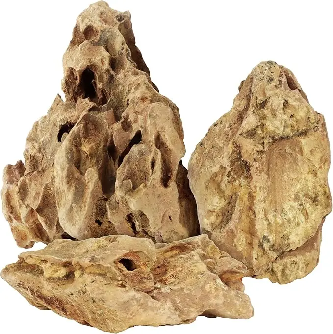 2.5lb Natural Stones Rocks Decoration Aquascaping Stone Landscaping Model for Fish Decor Terrariums Paludariums Reptile