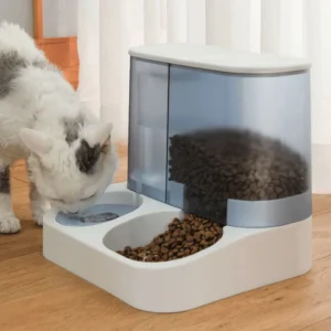 2.8L Big Capacity Cat Feeder Automatic Wild Bowls for Cats and Dogs Pet Feed Bowl
