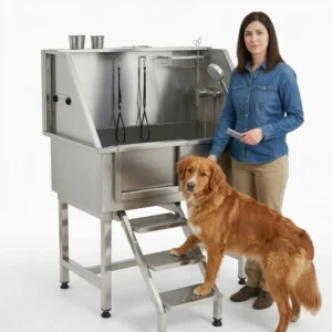 201 304 Dog Grooming Tub Stainless Steel Electric Pet Bath Tub