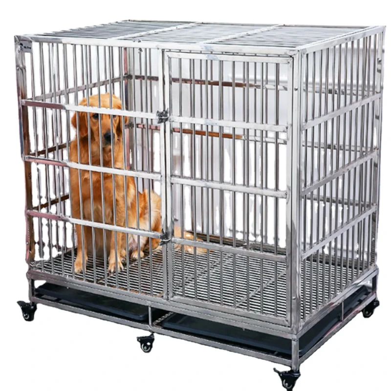 201 and 304 Stainless Steel Dog Cages