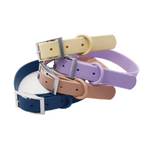 20J XS Pet Collar Breakaway Adjustable PVC Waterproof Quick Release Modern Classic Simple Elegant Durable D Ring Double Layer