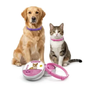 24 Hour Constant Calming Relief Waterproof Plastic Nylon Collar for Dogs Cats Long Lasting Soothing All Seasons Use