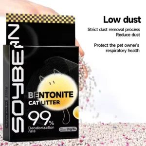 3 Seconds Dust Free Cat Litter Strong Formula High Water Absorption Ball Shape Bentonite Cat Litter