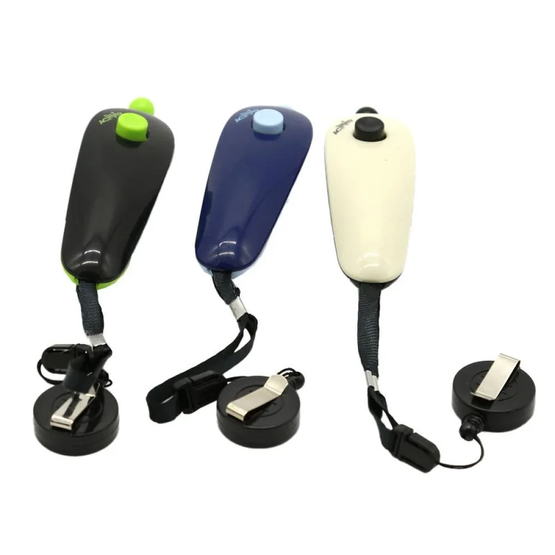 3-in-1 Metal Training Clicker Tool Portable Bark Control + Obedience Coach Dog Training Dog Supplies