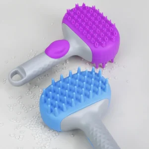 3 in 1 Pet Comb Bath Brushes Dog Cat Hair Remover Massage Comb Pet Brush Cleaning Grooming Products