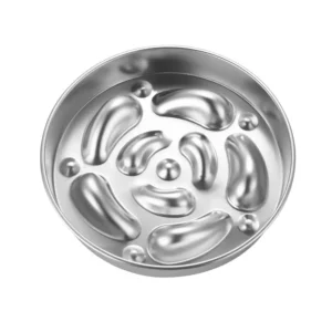 3 in 1 Stainless Steel 304 Food Slow Feeder Dog Cat Food Bowl Pet Stainless Steel Dog Bowl