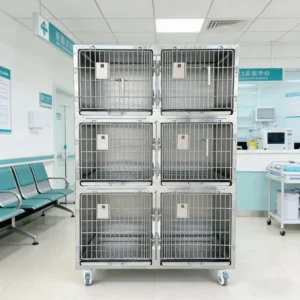 304 Stainless Steel Pet Hospitalization Cage Thickened Multi-layer Cat and Dog Foster Cage Isolation and Diagnosis Cage