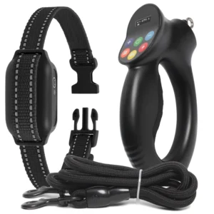 3300FT Waterproof Automatic Anti Bark Stop Barking Dog Training Collar With Remote E Barking Control Dog Shock Training Collar