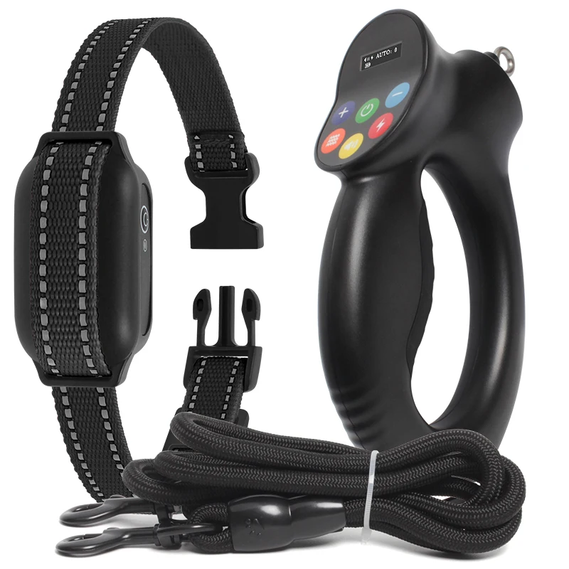 3300FT Waterproof Automatic Anti Bark Stop Barking Dog Training Collar With Remote E Barking Control Dog Shock Training Collar