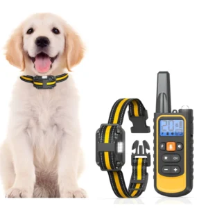 3300ft Long Range Waterproof Anti Bark Electric Pet Dog Collar USB Rechargeable Training Collar with Remote Control