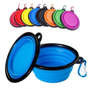 350ML 650ML 1000ML Portable Travel Pet Water Feeding Bowl Foldable Collapsible Dog Bowl Feeder