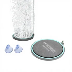 4-Inch Dissolved Oxygen Aerator Stone Aquarium Air Stone Kit with Airline Tubing Check Valve Accessories (No Air Pump)