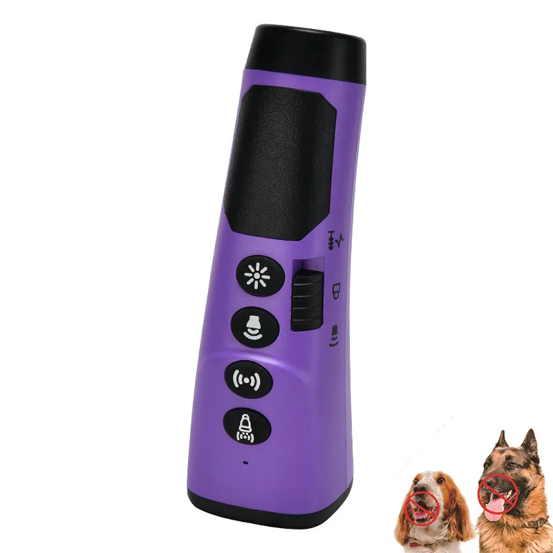 4 Modes 1200 MAh Dog Repeller Ultrasonic Chaser Stop Bark Trainer Anti Barking Dog Barking Deterrent Device