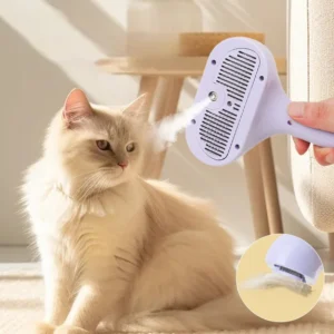 4 in 1 Self Cleaning Dog Grooming Steam Comb Cat Spray Brush for Pet Bath for Cat and Dog Grooming