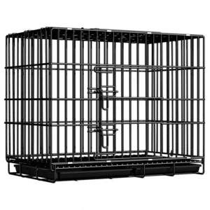 4.0 Thick Pet Kennels Double Door Animal Cages Steel Wire Metal Dog Crate Includes Leak Proof Pan Heavy Duty High Quality