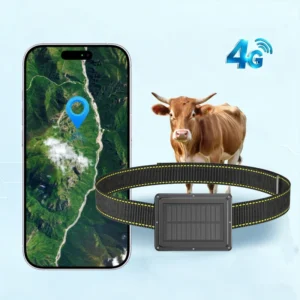 4G Pet GPS Tracker Solar Powered IP67 Waterproof for Livestock Tracking