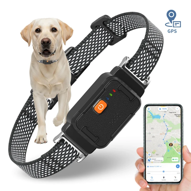 4G WIFI GPS Location Pet Collar Waterproof Real Time Location Health Monitoring Smart GPS Dog Tracker With APP
