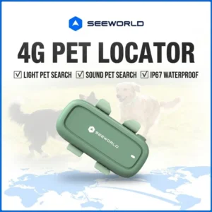 4G Waterproof Pet Locator Wireless Dog Anti Lost Tracker Cat GPS Beidou Tracker with Light and Sound for Finding Lost Pets