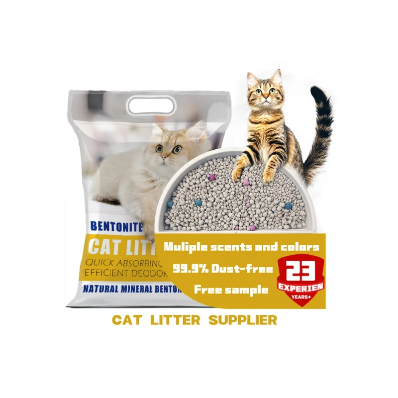 4KG 8KG 20KG Natural Cat Litter Fast Clumping Factory Supply Bentonite Cat Litter China Product