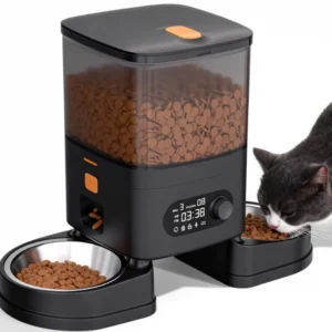 4L/135oz Smart Pet Feeder Automatic Dog Feeder Dog Slow Food Timed Automatic Cat Food Dispenser Auto Cat Feeder Dog Bowls