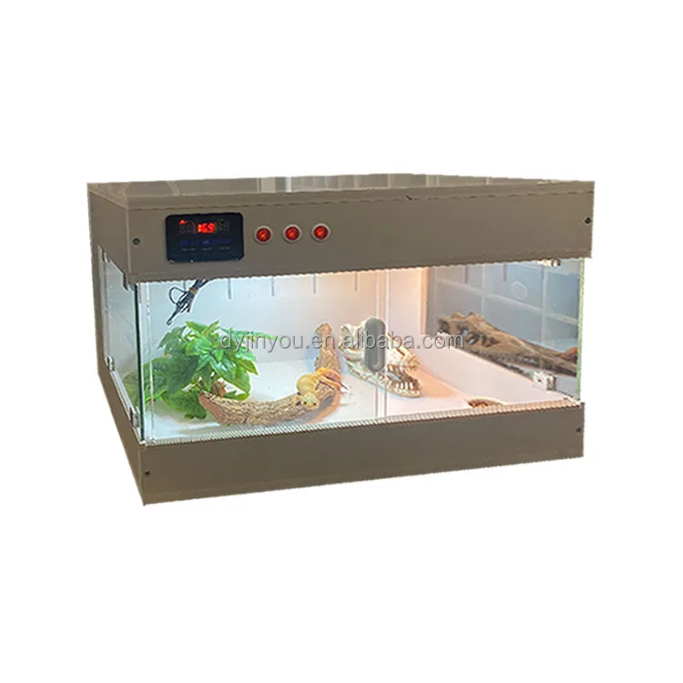 4x2x2 Feet PVC Reptile Feeding Box Reptile Zoo Lizard Ball Boa Long Without Dragon Glass Container