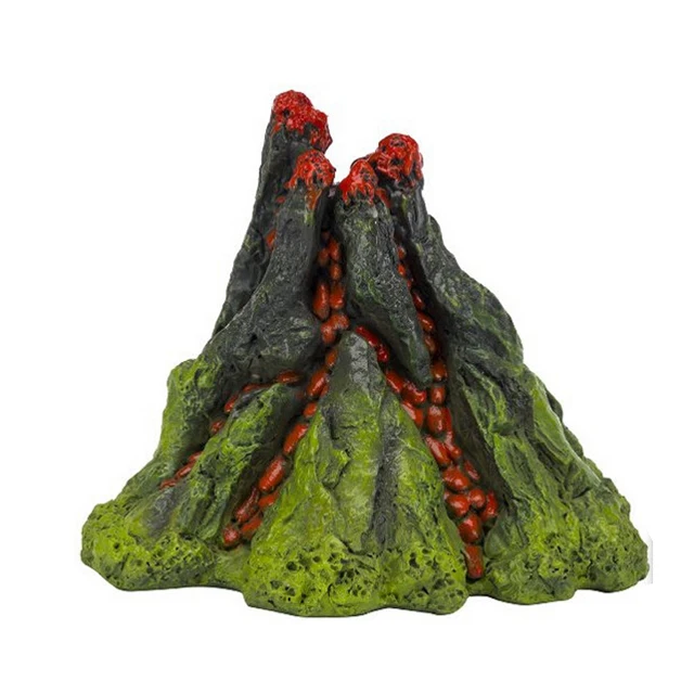 5 Inch Aerating Volcano Aquarium Resin Ornament