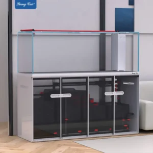 500 Gallon Home Aquarium for Live Fish Low Iron Glass Freshwater Tank with Arowana Filter & Accessories