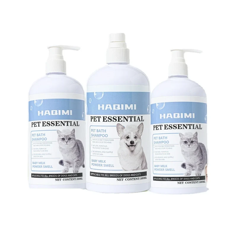 500ml Cat and Dog Bath Shampoo Gel Pet Cleaning Products for Small Animals for Poop Bag Use